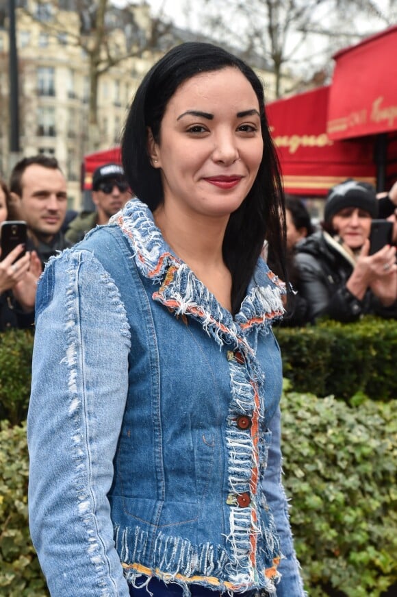 Loubna Abidar - Arrivées au déjeuner des nommés aux César 2016 au Fouquet's à Paris, le 6 février 2016. ©Lionel Urman/Bestimage