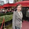 Sara Giraudeau - Arrivées au déjeuner des nommés aux César 2016 au Fouquet's à Paris, le 6 février 2016. ©Lionel Urman/Bestimage