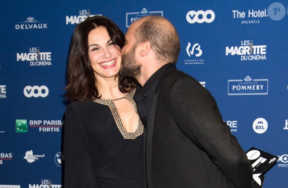 Helena Noguerra et son compagnon Fabrice Du Welz - 6ème édition des prix Magritte du cinéma à Bruxelles en Belgique le 6 février 2016.