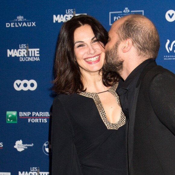 Helena Noguerra et son compagnon Fabrice Du Welz - 6ème édition des prix Magritte du cinéma à Bruxelles en Belgique le 6 février 2016.