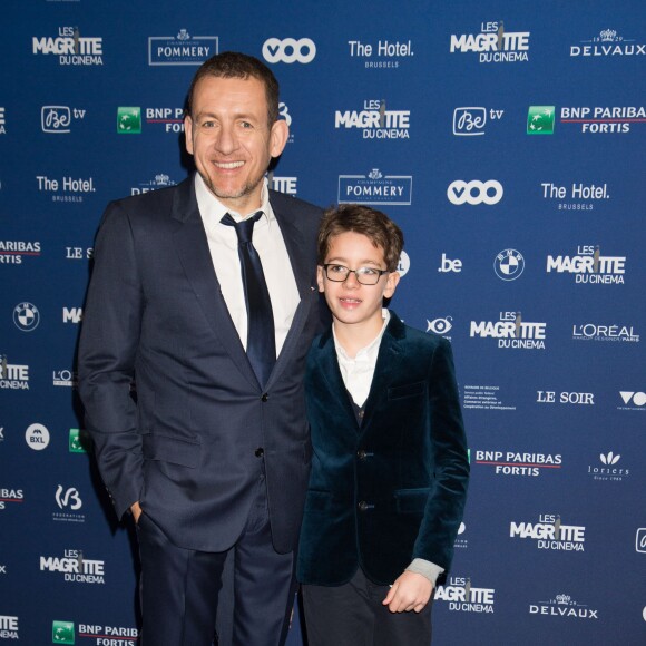 Dany Boon et son fils Eytan - 6ème édition des prix Magritte du cinéma à Bruxelles en Belgique le 6 février 2016.