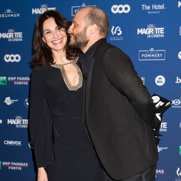 Helena Noguerra et son compagnon Fabrice Du Welz - 6ème édition des prix Magritte du cinéma à Bruxelles en Belgique le 6 février 2016.