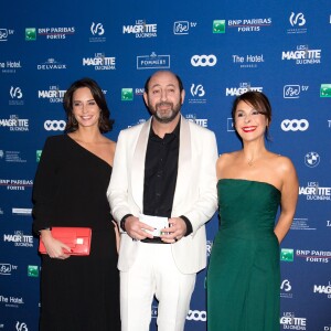 Kad Merad et sa compagne Julia Vignali, Tania Garbarski - 6ème édition des prix Magritte du cinéma à Bruxelles en Belgique le 6 février 2016.