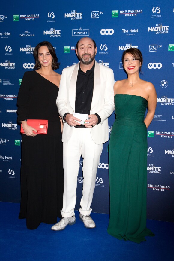 Kad Merad et sa compagne Julia Vignali, Tania Garbarski - 6ème édition des prix Magritte du cinéma à Bruxelles en Belgique le 6 février 2016.
