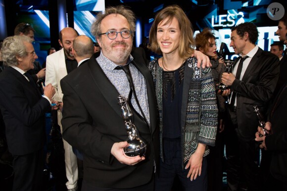 Jaco Van Dormael et sa fille - 6ème édition des prix Magritte du cinéma à Bruxelles en Belgique le 6 février 2016.