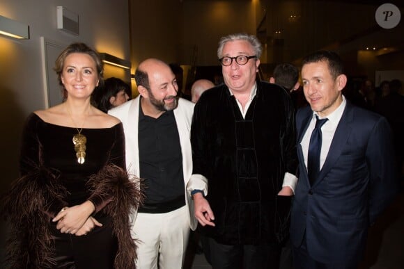 La princesse Claire de Belgique, Kad Merad, le prince Laurent de Belgique et Dany Boon - 6ème édition des prix Magritte du cinéma à Bruxelles en Belgique le 6 février 2016.