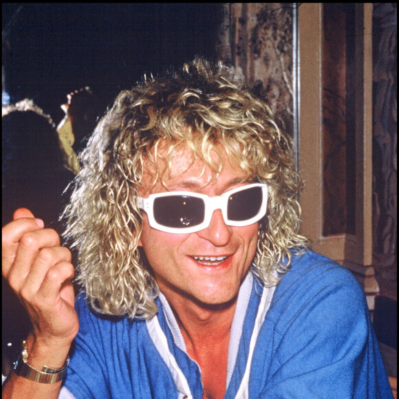 Michel Polnareff à la soirée diamant noir, le 22 octobre 1985