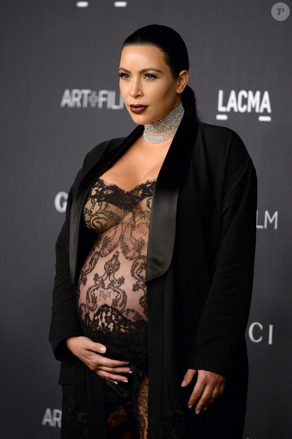 Kim Kardashian au gala "Art+Film" du LACMA 2015 à Los Angeles. Le 7 novembre 2015.