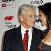 Michael Douglas et sa femme Catherine Zeta-Jones - Soirée Movies For Grownups Awards à Los Angeles le 8 février 2016.