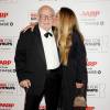 Ed Asner et et sa fille Liza Asner - Soirée Movies For Grownups Awards à Los Angeles le 8 février 2016.