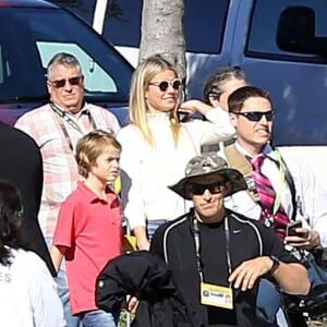 Gwyneth Paltrow arrive au Levi Stadium pour le Super Bowl 50, à San Francisco, le 7 février 2016.