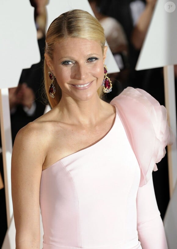 Gwyneth Paltrow - People à la 87e cérémonie des Oscars à Hollywood, le 22 février 2015.