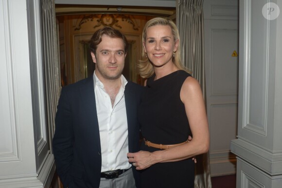 Exclusif - Laurence Ferrari et son mari Renaud Capucon - Soirée de lancement de la saison estivale du Grand Hotel du Cap-Ferrat à l'hotel Vendôme à Paris, le 18 juin 2013.