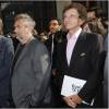 Luc Besson, Christophe Lambert et Jack Lang - Conférence de presse de l'inauguration de la Cité du cinéma à Saint-Denis le 21 septembre 2012