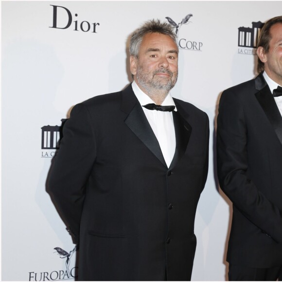 Luc Besson & Christophe Lambert Soiree d'inauguration de la Cite du Cinema à Saint Denis, en France, le 21 septembre 2012