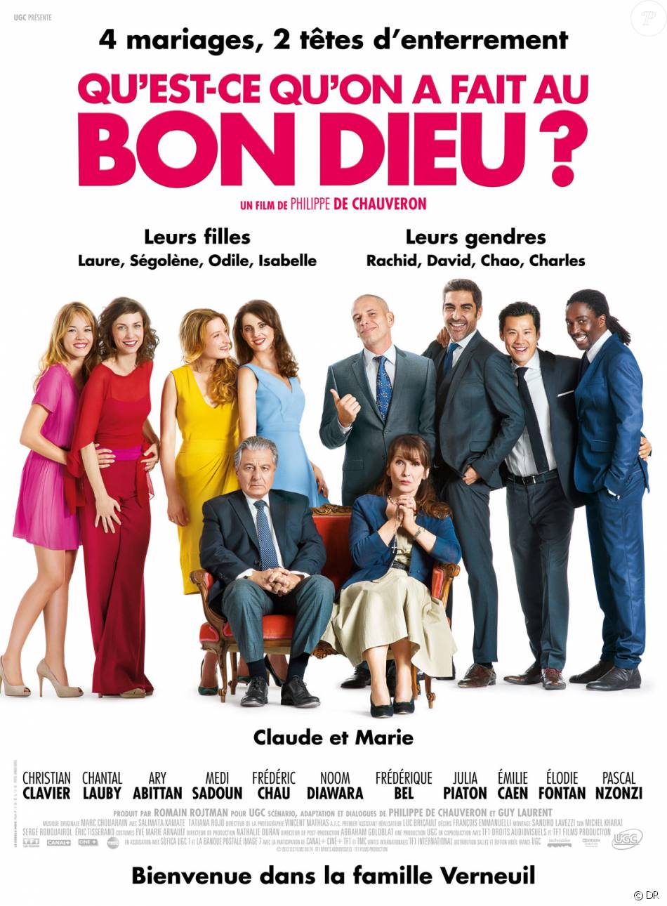 Affiche Du Film Qu Est Ce Qu On A Fait Au Bon Dieu Purepeople