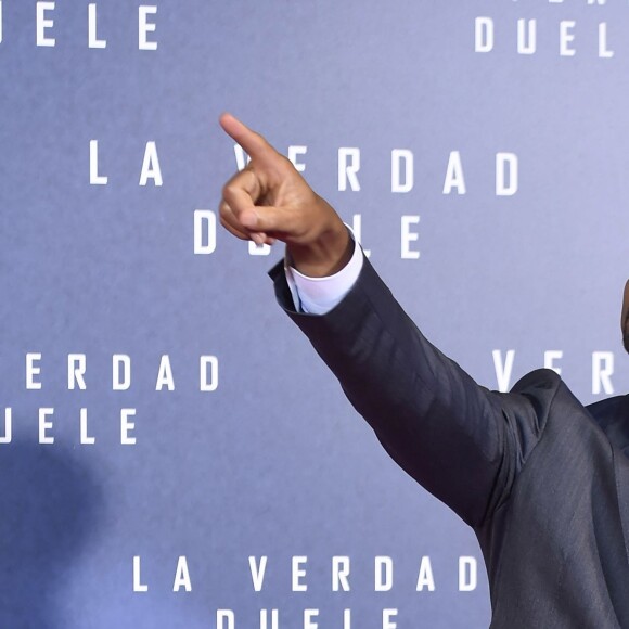 Will Smith à la première du film "Seul contre tous" à Madrid. Le 27 janvier 2016