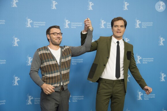 Joel Edgerton et Michael Shannon - Photocall de "Midnight Special" au 66e festival du film de Berlin le 12 février 2016.