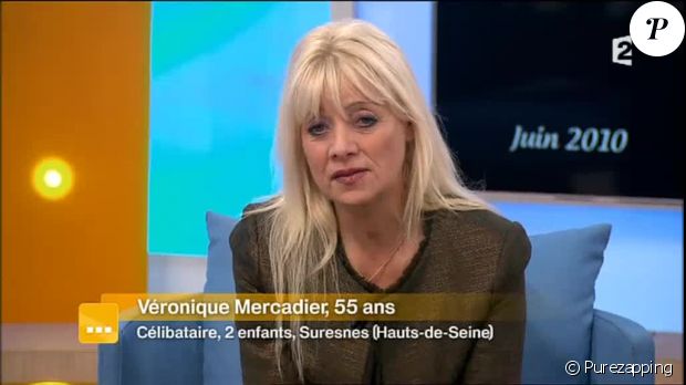 Véronique Mercadier parle de sa maman, Marthe, dans &quot;L&#039;histoire continue&quot; sur France 2, le 12 février 2016.