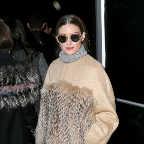 Olivia Palermo au défilé de mode Diane von Furstenberg lors de la Fashion Week de New York, le 14 février 2016