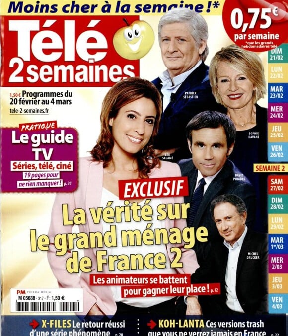Magazine Télé 2 Semaines en kiosques le 15 février 2016.