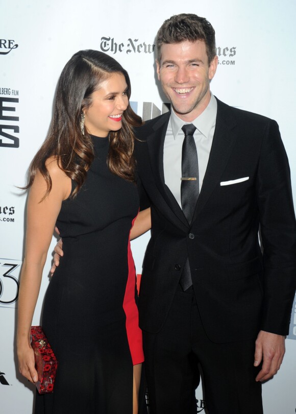 Nina Dobrev et Austin Stowell - Première du film "Bridge of Spies" lors du Festival du Film de New York. Le 4 octobre 2015