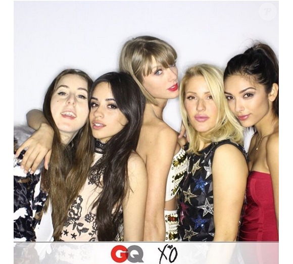 Taylor Swift et ses copines parmi lesquelles Ellie Goulding lors de l'afterparty des Grammy Awards. Photo publiée sur Instagram, le 16 février 2016.