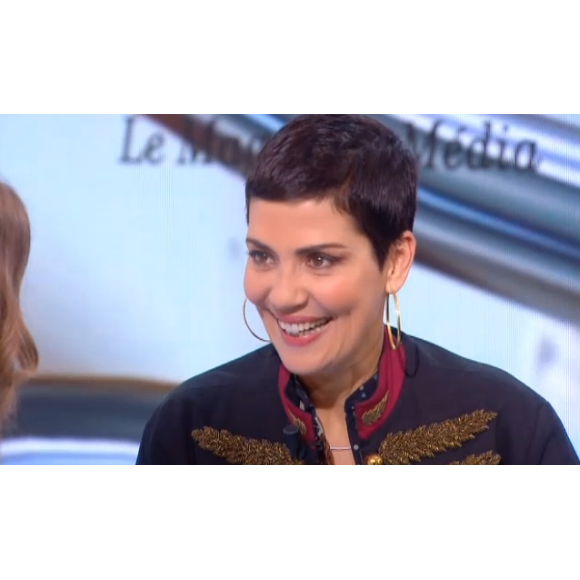 Cristina Cordula dans "Le Tube" sur Canal+, samedi 6 février 2016.