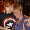 La vraie maman d'Ed Sheeran, Imogen. Photo postée sur Isntagram en 2014 par le chanteur.