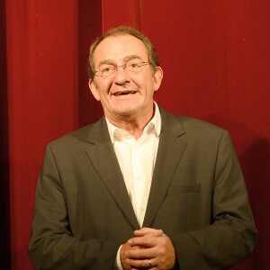 Jean-Pierre Pernaut lors du filage de la pièce "Piège à Matignon" au Théâtre des Variétés à Paris, le 7 mars 2015.