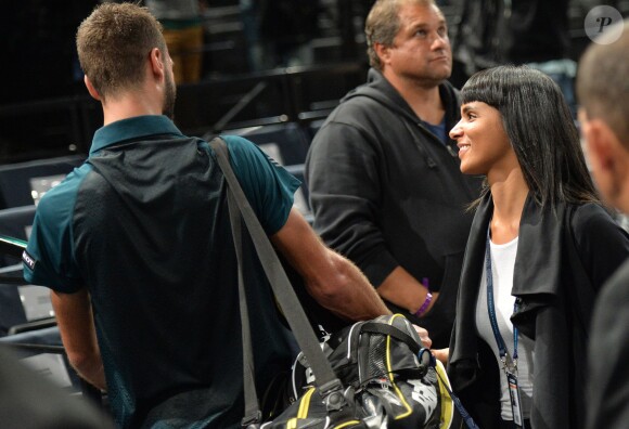 Shy'm et Benoît Paire lors de l'Open de Bercy à Paris le 3 novembre 2015.  © Veeren / Bestimage