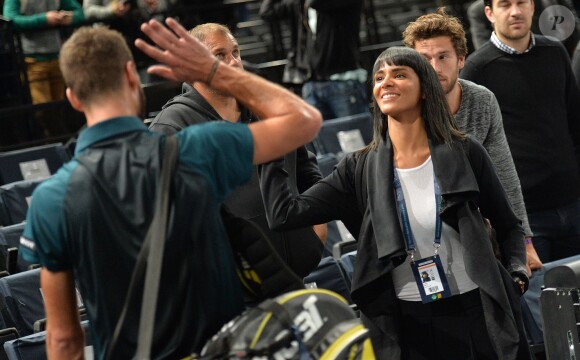 Shy'm et Benoît Paire lors de l'Open de Bercy à Paris le 3 novembre 2015.  © Veeren / Bestimage