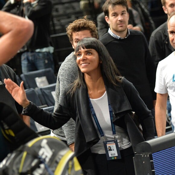 Shy'm et Benoît Paire lors de l'Open de Bercy à Paris le 3 novembre 2015.  © Veeren / Bestimage