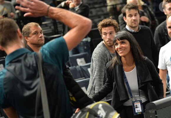 Shy'm et Benoît Paire lors de l'Open de Bercy à Paris le 3 novembre 2015.  © Veeren / Bestimage
