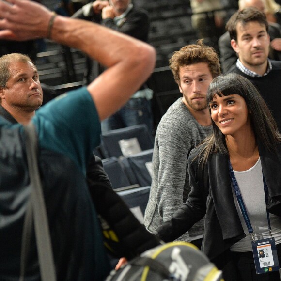 Shy'm et Benoît Paire lors de l'Open de Bercy à Paris le 3 novembre 2015.  © Veeren / Bestimage
