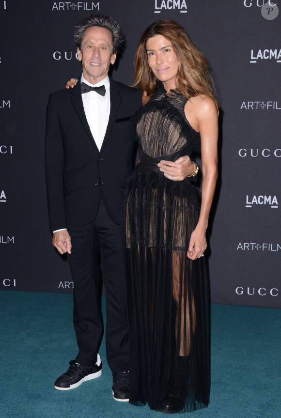 Brian Grazer et sa femme au LACMA 2015 Art+Film Gala à Los Angeles, le 7 novembre 2015.