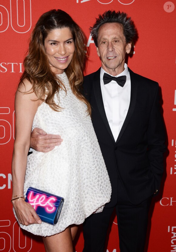 Brian Grazer et sa femme à Los Angeles, le 18 avril 2015.