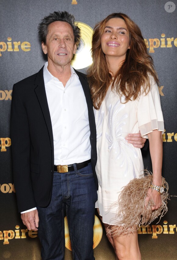 Brian Grazer et sa femme à la première du film "Empire" à Los Angeles, le 6 janvier 2015