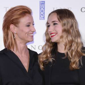 Alexandra Lamy et sa fille Chloé Jouannet - Avant-première du film "Une chance de trop" au cinéma Gaumont Marignan à Paris, le 24 juin 2015.