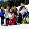 La princesse Amalia, la princesse Ariane, la princesse Eloise, le prince Claus-Casimir, le roi Willem Alexander, la reine Maxima, la princesse Alexia, la princesse Laurentien, la princesse Leonore, la princesse Beatrix, le prince Constantijn - Rendez-vous avec la famille royale des Pays-Bas à Lech. Le 22 février 2016 22/02/2016 - Lech