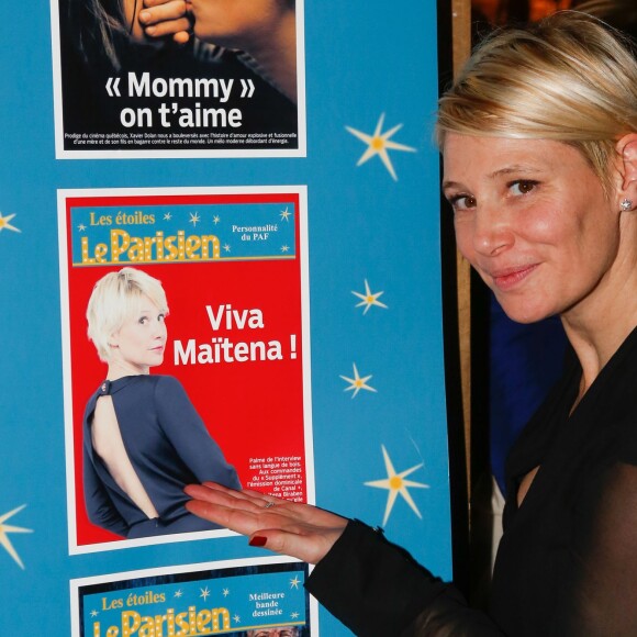 Maïtena Biraben - Soirée de la 2ème édition "Les étoiles du Parisien" à la Bellevilloise à Paris le 15 décembre 2014.