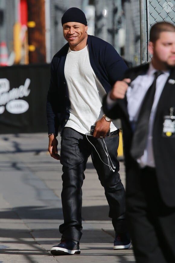 LL Cool J (James Todd Smith III) au "Jimmy Kimmel live" à Hollywood le 1er octobre 2015