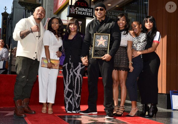 LL Cool J reçoit son étoile sur le Hollywood Walk of Fame, le 21 janvier 2016