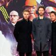 Gary Barlow, Howard Donald et Mark Owen du groupe "Take That" à la Première du film "Kingsman : Services secrets" à Berlin. Le 3 février 2015