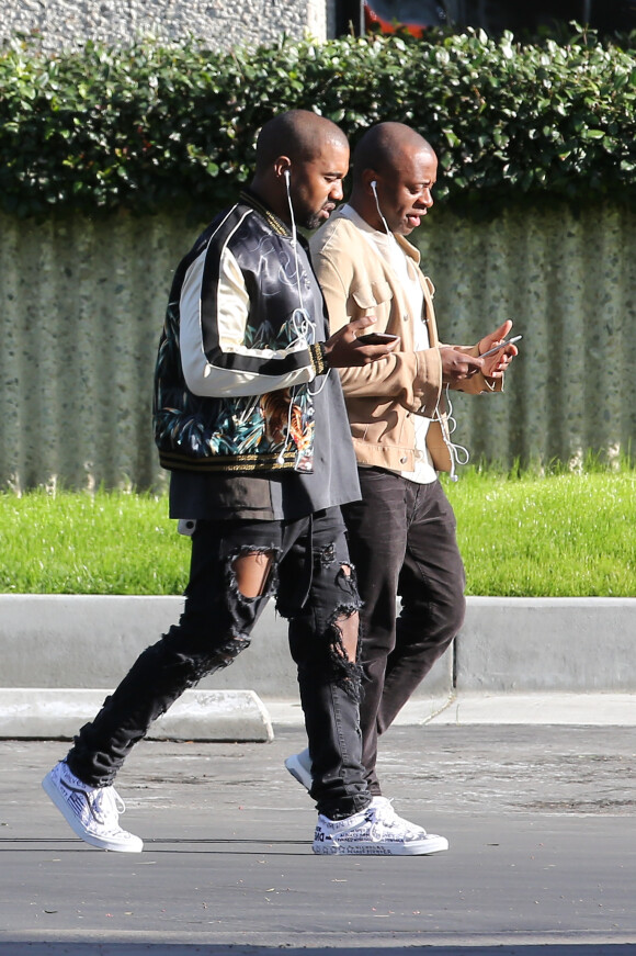 Kanye West à Los Angeles, le 22 février 2016.