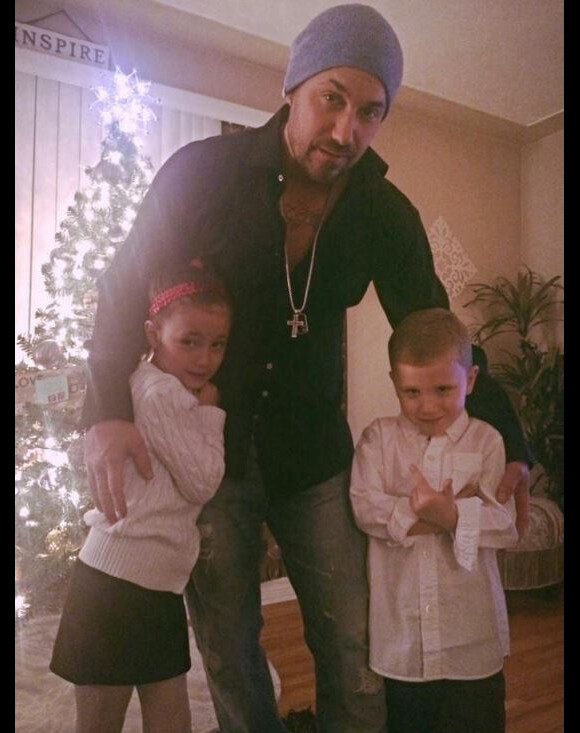 Jeremy Bieber et ses enfants, sur Twitter. Décembre 2014