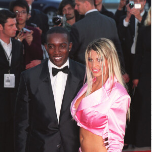 British footballer Dwight Yorke et Katie Price aux Laureus Sports Awards au Monte-Carlo Beach Club de Monaco, le 22 mai 2001