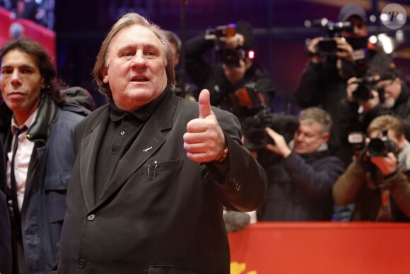 Gérard Depardieu - Première de "Saint Amour" au 66e Festival International du film de Berlin le 19 février 2016.