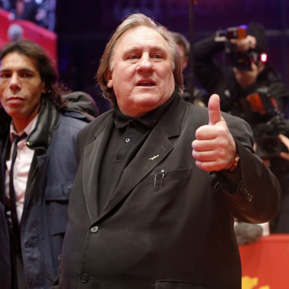 Gérard Depardieu - Première de "Saint Amour" au 66e Festival International du film de Berlin le 19 février 2016.