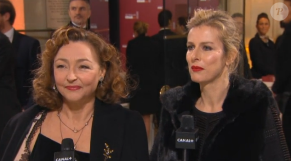 Catherine Frot et Karin Viard aux César 2016.